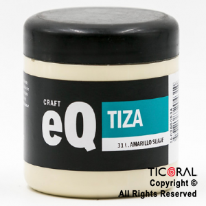 PINTURA TIZA EQ 311 AMARILLO SUAVE 200 CC X 3 UNIDADES